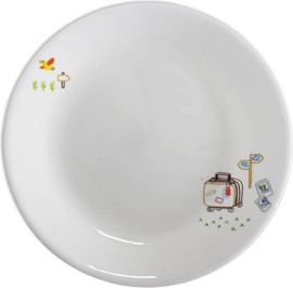 Corelle צלחת מנה ראשונה 21.5 ס"מ, Easy Weekend קורנינג, תוצרת ארה"ב