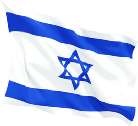 שי פופ יום העצמאות - דגל ישראל בד 80*60 ס"מ למקל ולקשירה