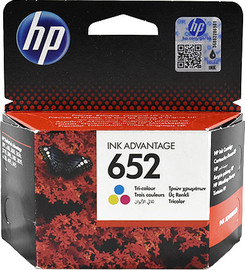 HP ראש דיו צבעוני HP 652 F6V24AE BHL