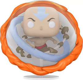 Funko Pop בובת פופ סופר אווטאר אנג (במצב אווטאר) 6 אינץ | Funko Pop Super Avatar Aang (Avatar State) All Elements 6 Inch