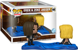 Funko Pop בובת פופ מתקפת הטיטאנים – ארן וזיק יגר - Funko Pop Eren & Zeke Jaeger