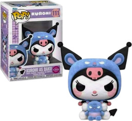 Anime Market Funko Pop Kuromi Flocked #111 – Sanrio Baku Costume | דמות ויניל