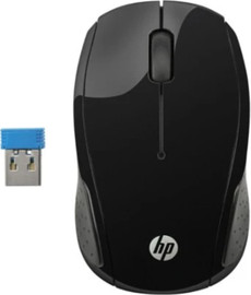 HP עכבר אופטי אלחוטי שחור HP 200 X6W31AA