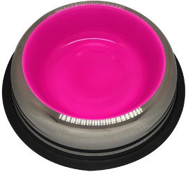 PETEX קערת נירוסטה תחתית נגד החלקה