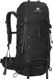 Camel Mountain תיק גב Nevo Extreme™ 60L לטיולים עמיד במים - שחור