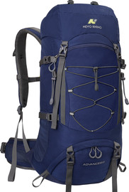 Camel Mountain תיק גב Nevo Extreme™ 60L לטיולים עמיד במים - כחול