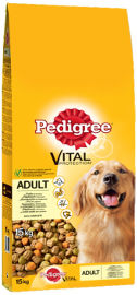 PEDIGREE בוגר עוף וירקות