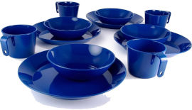 GSI סט כלי אוכל לשטח CASCADIAN 4 PERSON TABLE blue