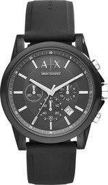 ARMANI EXCHANGE ANALOG WATCH 0 JWL SS PLASTIC STRAP