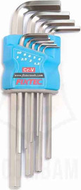 Fixtec סט מפתחות אלן רגיל קצר 9 יח' ,Fixtec