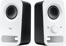 LOGITECH זוג רמקולים למחשב Logitech Z150 כוח 6W צבע לבן - איכות שמע מעולה ועיצוב קומפקטי