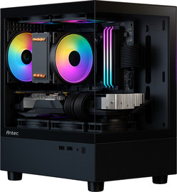 Antec מחשב גיימינג Antec CX200M RGB מעבד I5-12400F זיכרון 16GB דיסק 1TB NVME כרטיס מסך NVIDIA RTX 3050 6GB מערכת הפעלה Windows 11 Pro