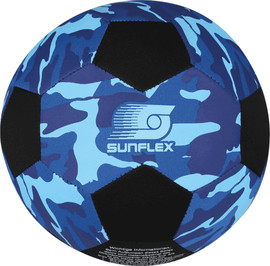 SUNFLEX כדור כדורגל מידה 5 SUNFLEX Neoprene Camo Blue