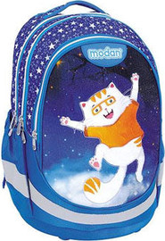 מודן תיק ביה"ס כראמל כחול Air Flex Bag