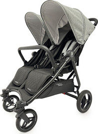 Valco Baby עגלת תאומים דגם Slim Twin Elite מבית Valco Baby - צבע אפור מלנז'