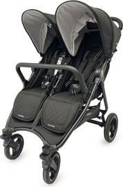 Valco Baby עגלת תאומים דגם Slim Twin Elite מבית Valco Baby - צבע שחור