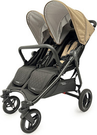 Valco Baby עגלת תאומים דגם Slim Twin Elite מבית Valco Baby - צבע קפוצ'ינו