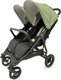Valco Baby עגלת תאומים דגם Slim Twin Elite מבית Valco Baby - צבע ירוק