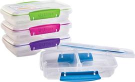 SISTEMA קופסת אוכל TOGO מחולקת Sistema 350ml