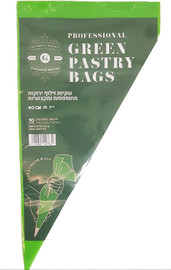 Authentic Pastry 10 שקיות זילוף ירוקות 40cm