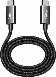 Topx כבל נתונים ומסך USB4 תקן Thunderbolt 4 מהירות 40Gbps טעינה PD 240W אורך 1 מטר Type C