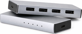Topx מפצל DisplayPort 1.4 ל-3 מסכים תומך MST | הרחבת תצוגה EXTENDED | 4K 60Hz | דגם DPSP-03