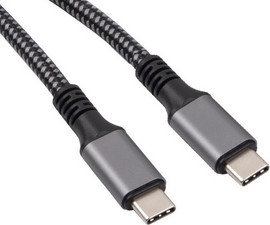 Topx כבל USB-C ל-USB-C באורך 3 מטר TopX | טעינה 100W PD | מהירות 10Gbps | תומך 4K@60Hz