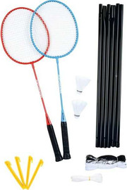 SUNFLEX סט בדמינטון+ רשת + כדורי נוצה Sunflex MATCHMAKER 2 PRO