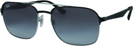 Ray-Ban *יבוא מקביל משקפי שמש, דגם 3570 צבע 9004/8G מידה 58