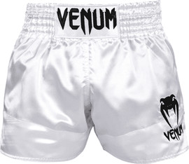 VENUM מכנסי איגרוף תאילנדי Venum Classic Muay Thai Black White - S