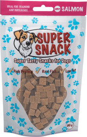 Super Snack חטיף לכלב קוביות סלומון Super Snack