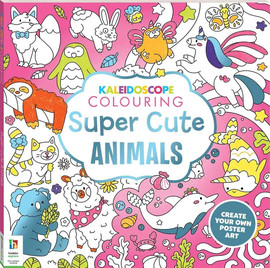 PlaySmart חוברת צביעה - חיות מתוקות - Kaleidoscope