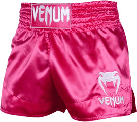 VENUM מכנסי איגרוף תאילנדי Venum Classic Muay Thai Pink White XS
