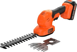 Black & Decker גוזם שיחים נטענת Black+Decker BCSS18D1-QW 18V– סוללה אמפר 2.0