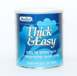 מגאפארם THICK & EASY חומר מסמיך על בסיס עמילן מעובד ומלטודקסטרין