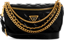 GUESS תיק פאוץ' לאישה דמוי עור מבית Guess קולקציית GIULLY דגם QA874880-BLA