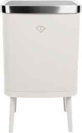 FashionTV פח חכם 30 ל' עם חיישן תנועה FashionTV Cream & Gold FTV0154