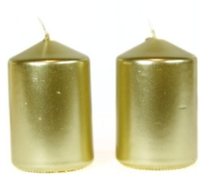 נר ספרה 5 כרום זהב /
