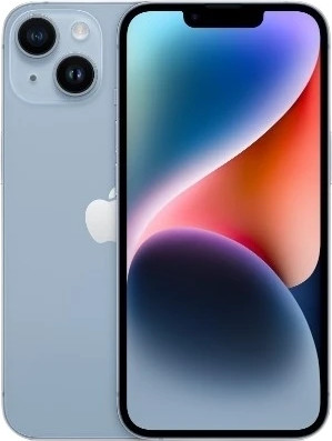 טלפון סלולרי Apple iPhone 14 128GB בצבע כחול מחודש - שנה