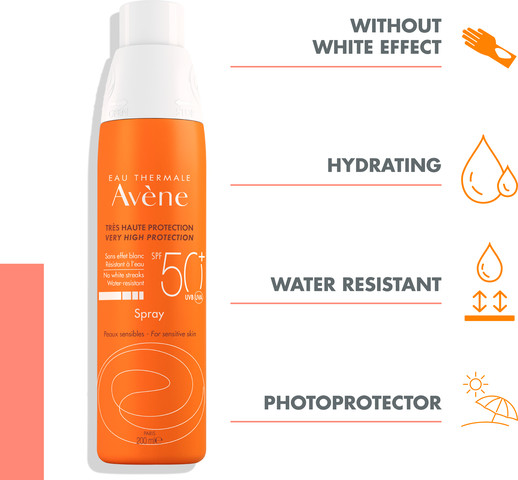 eau thermale avene tres haute protection 50 spray