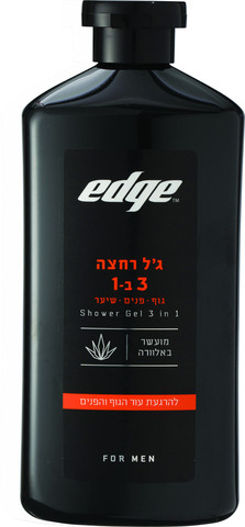 אדג ג'ל רחצה 3 ב1 לע