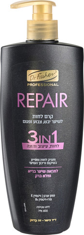 ד.פישר פרופשיונל קרם לחות לשיער יבש פגום
