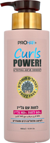 40% גלייז 60% קרם לחות מתולתל