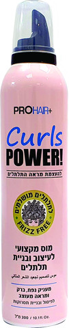מוס מקצועי לעיצוב שיער מתולתל 300 מל