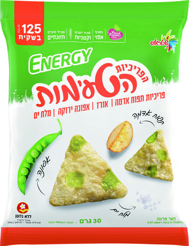 אנרגי פריכיות משולשות אפונה