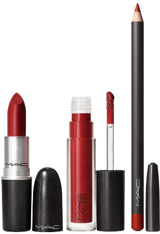 mac red lip gloss